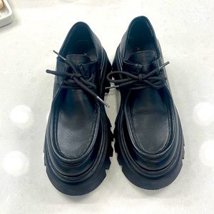 Womens Alohas platform loafers